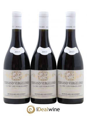 Pernand-Vergelesses 1er Cru Les Vergelesses Mongeard-Mugneret (Domaine)  2017 - Lot de 3 Bouteilles