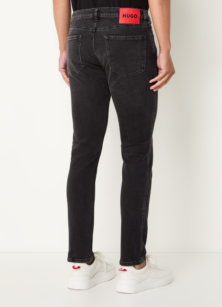 Jeansy HUGO BOSS 734 extra slim fit, kolor sprany