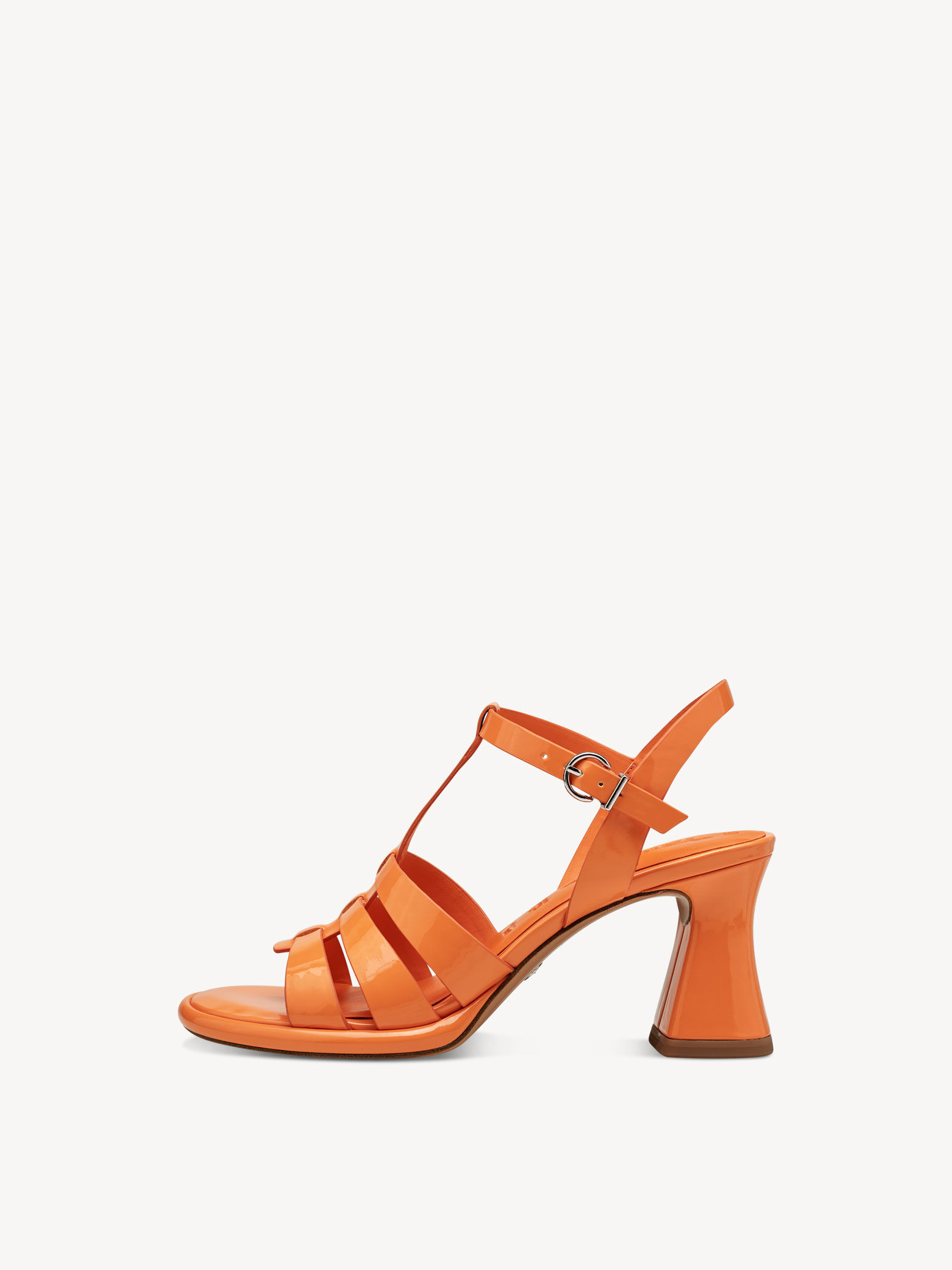 Sandale à talon - orange