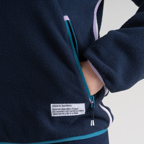 CO2 RENU HALF ZIP Damen - Fleecepullover