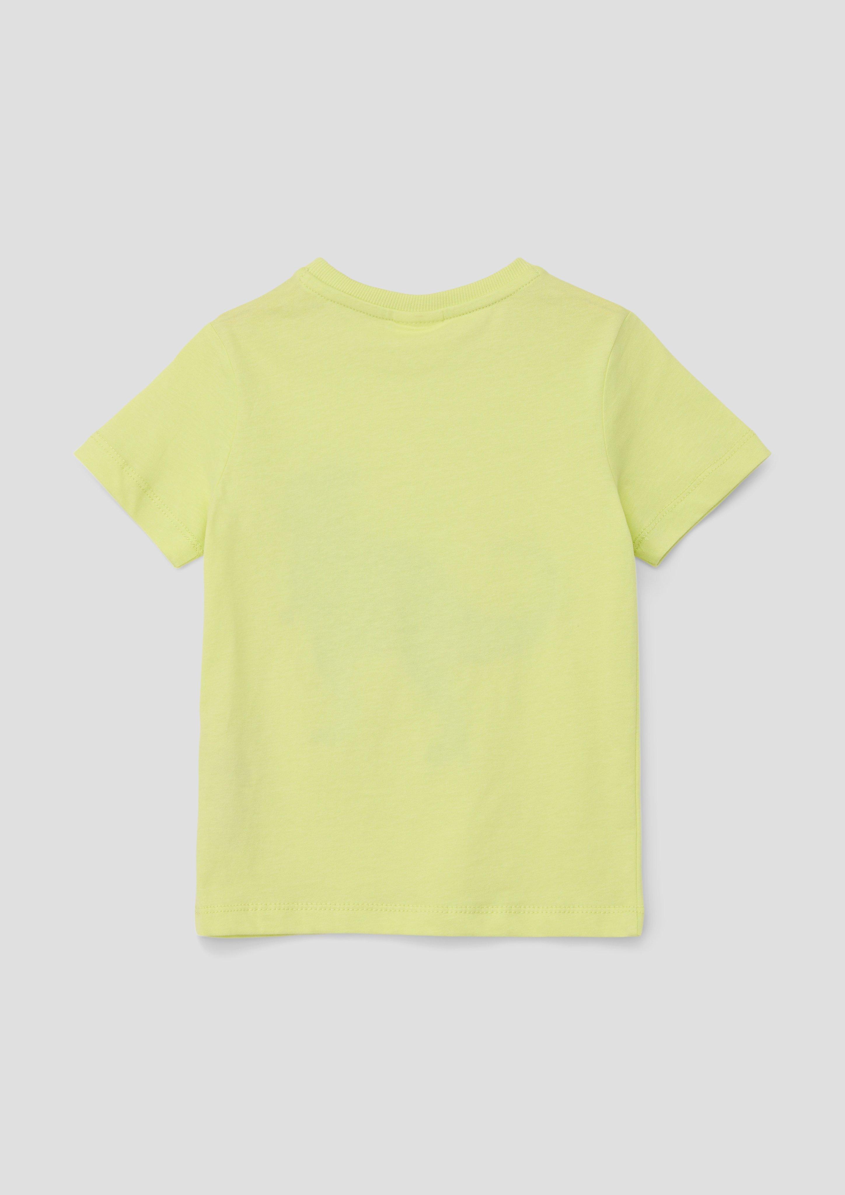 T-Shirt mit gummiertem Print  2143104-7017