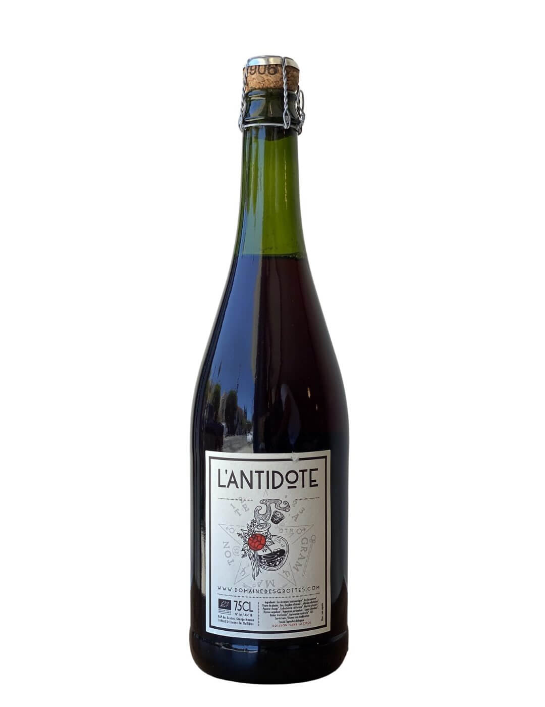 Domaine des Grottes : Antidote - Jus de raisin et tisane - Gueule de joie 0° |  75 cl