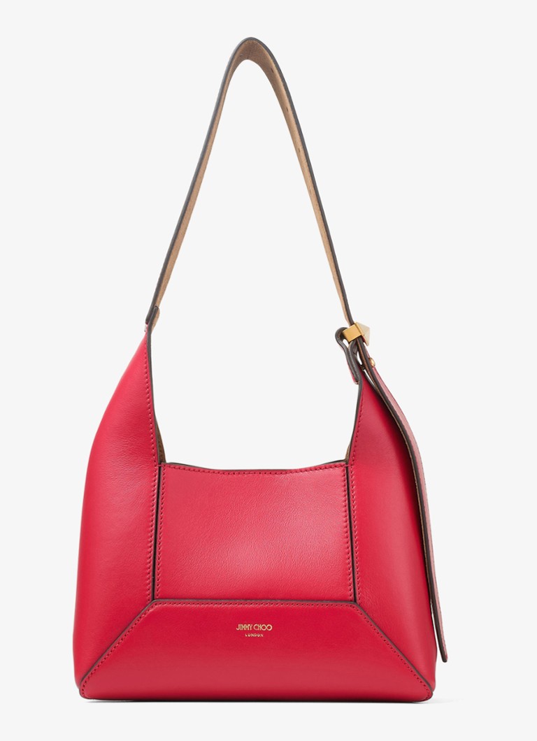 Geantă de umăr Jimmy Choo Diamond Hobo/S din piele de vițel