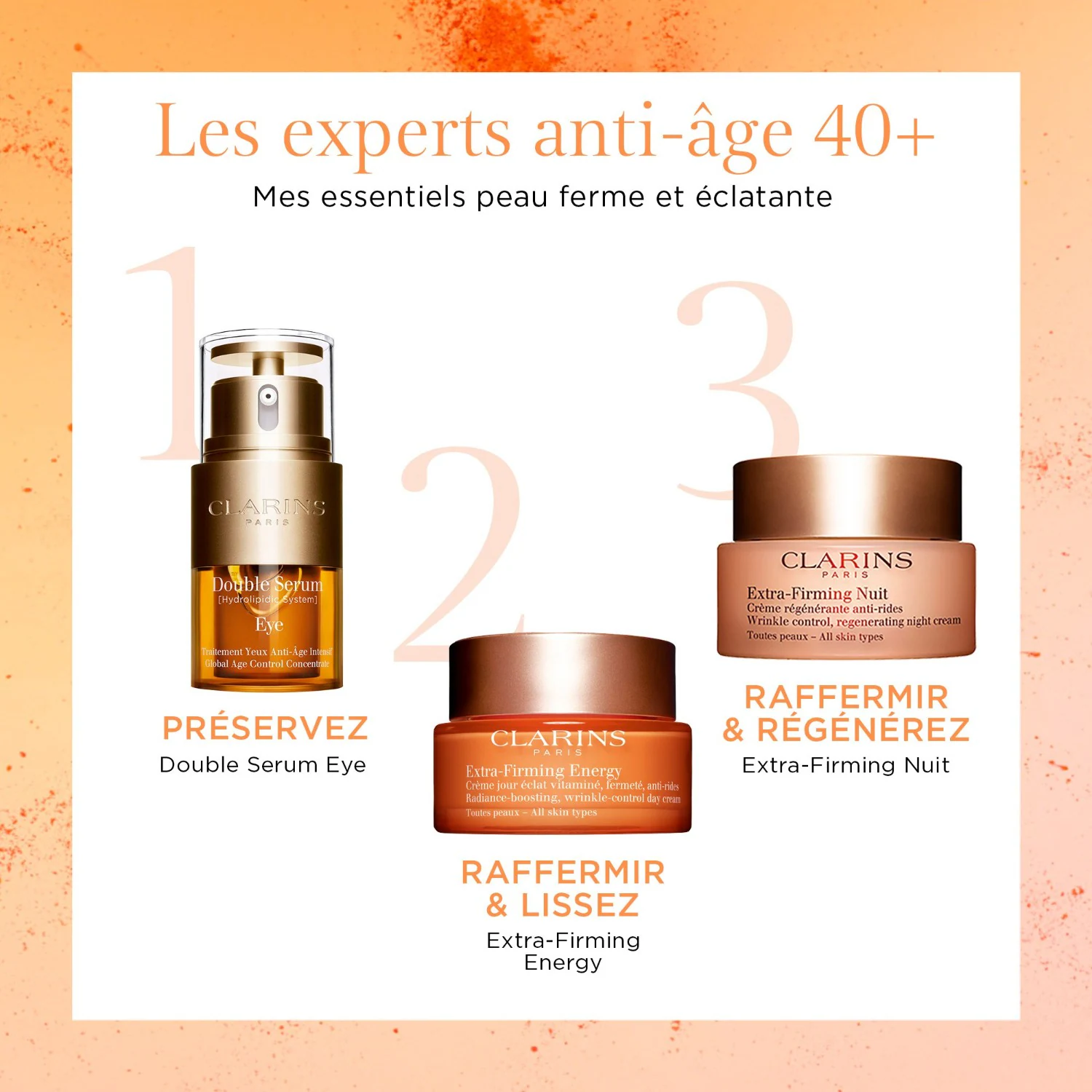 Clarins Energy, crema giorno arricchita con vitamine, rassodante, antirughe - Per tutti i tipi di pelle