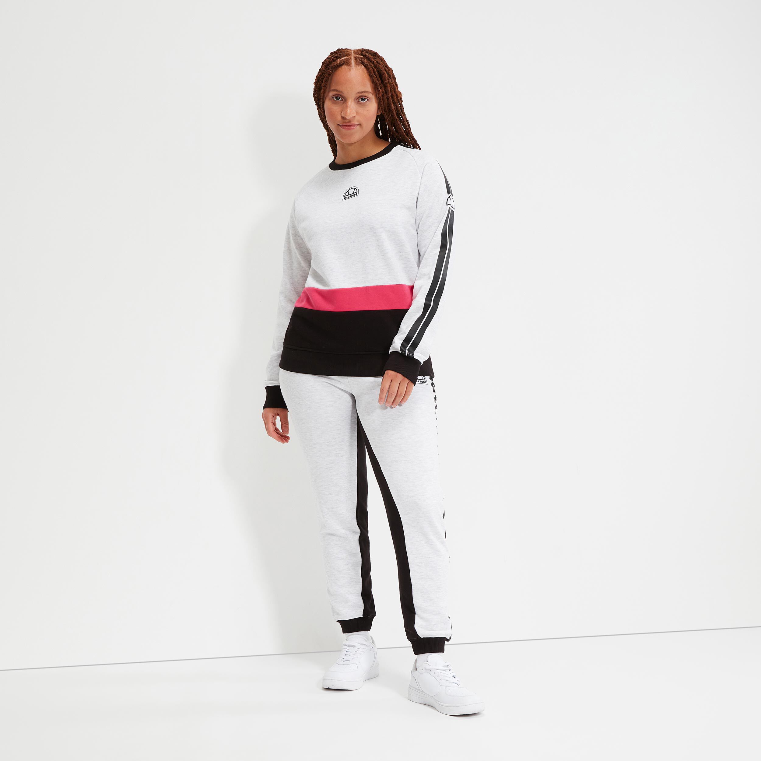 Prudence Sweatshirt Damen - Weiß, Mehrfarbig