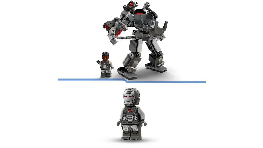 LEGO Marvel 76277 War Machine Mech, baubare Spielzeug-Actionfigur