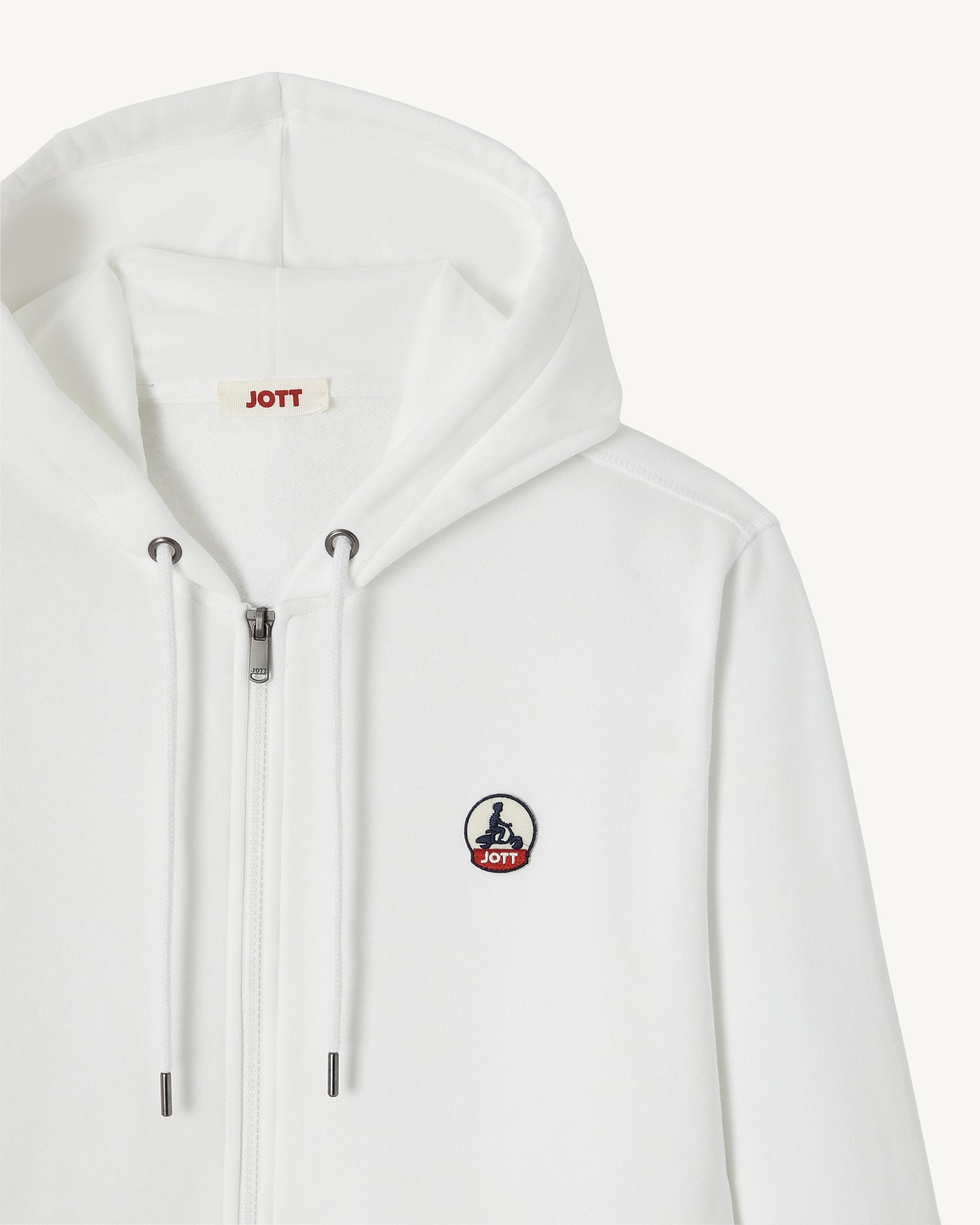 Sweat à capuche homme en coton biologique Blanc Mexico