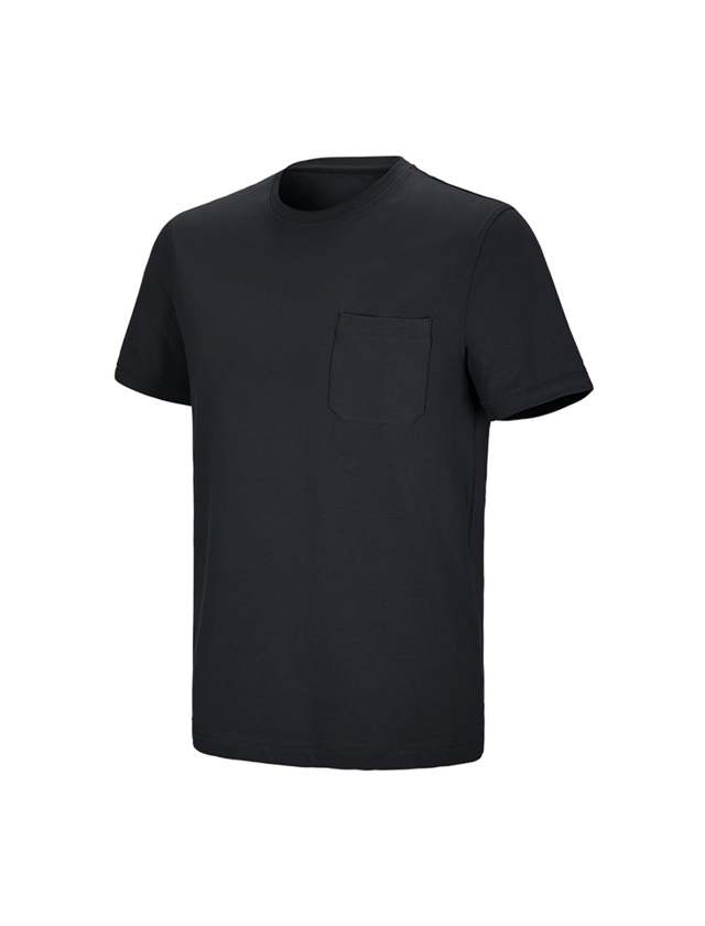 e.s. T-Shirt cotton stretch Pocket