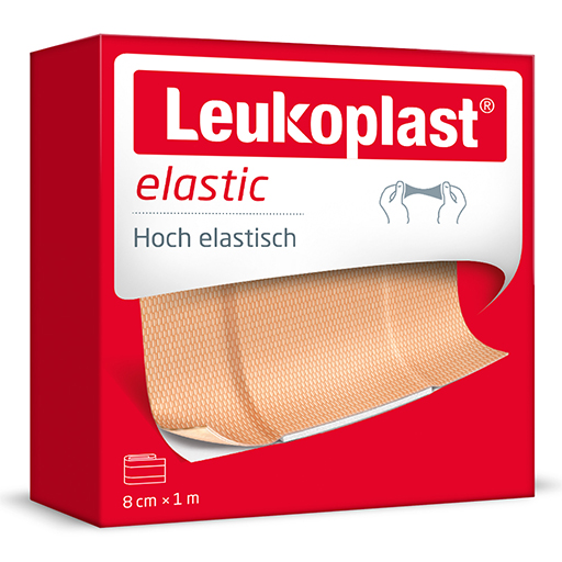 LEUKOPLAST Elastic Pflaster 8 cmx1 m  1 St  Pflaster