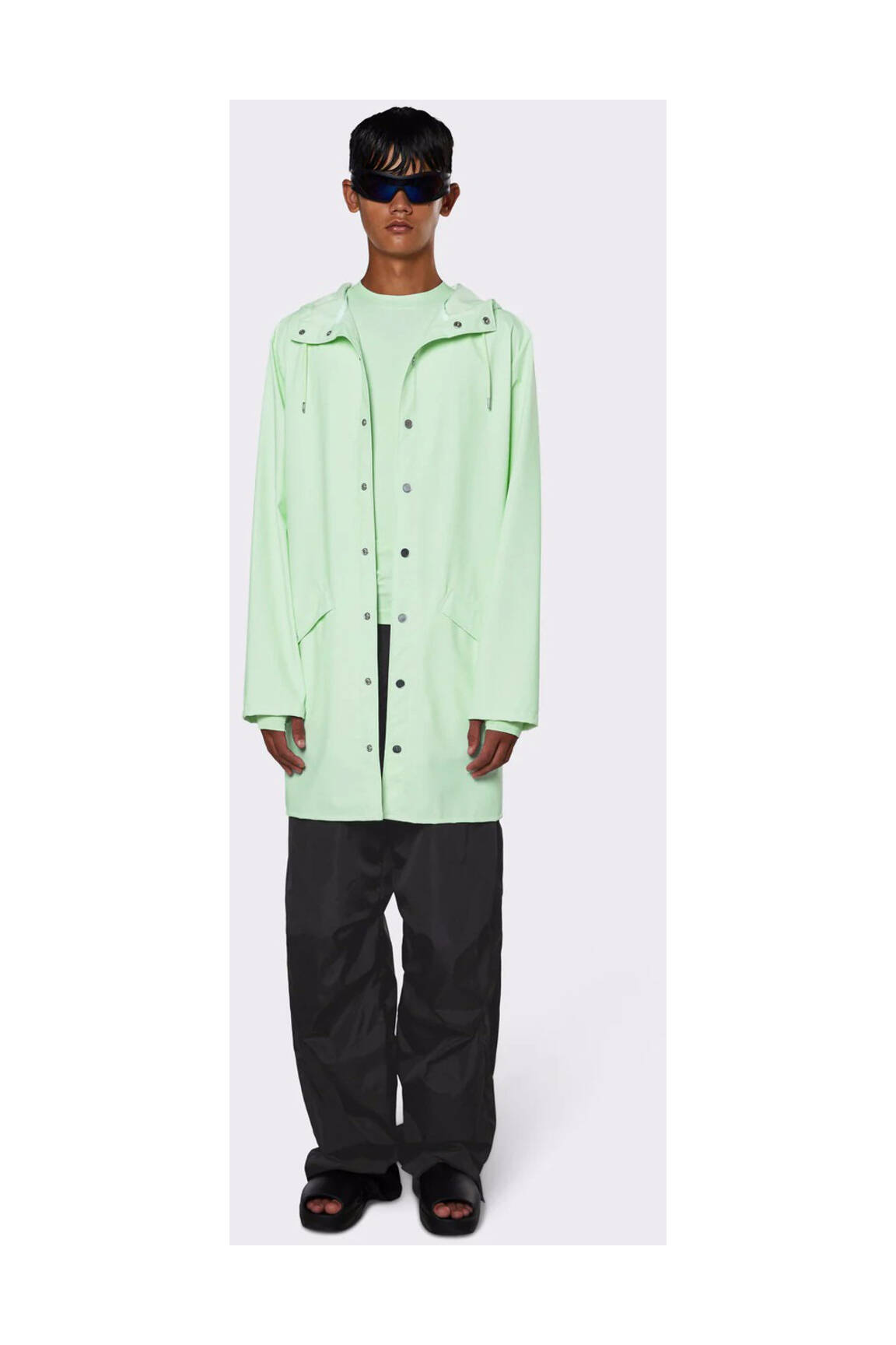 Rains Impermeables Trenchs Unisexe couleur bleu