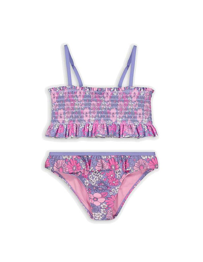 Set aus Bikinitop und Bikinislip - Volants