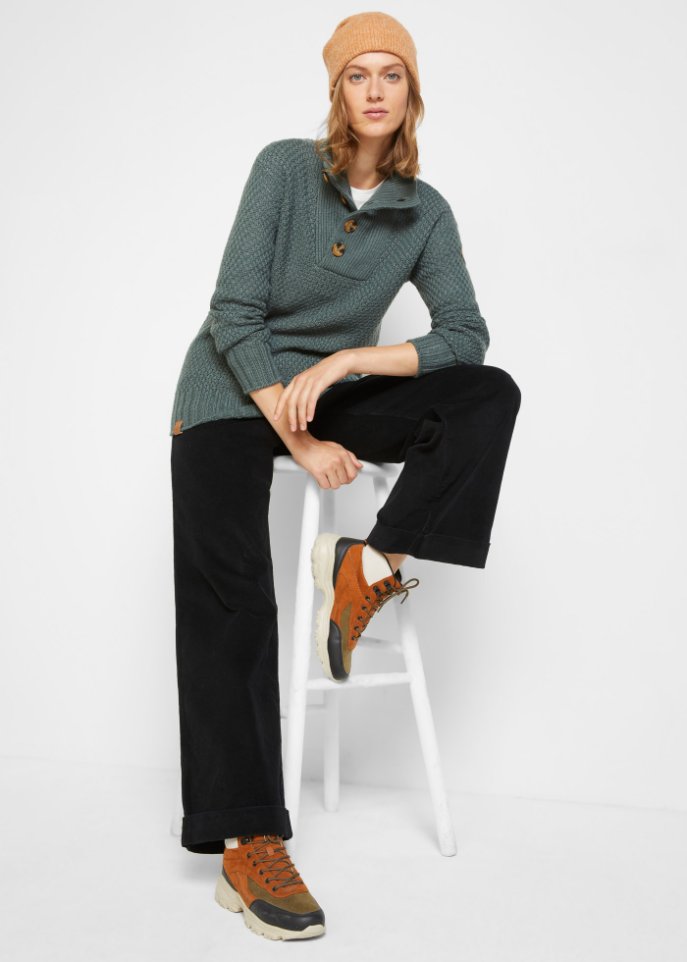 Troyer Pullover mit Struktur