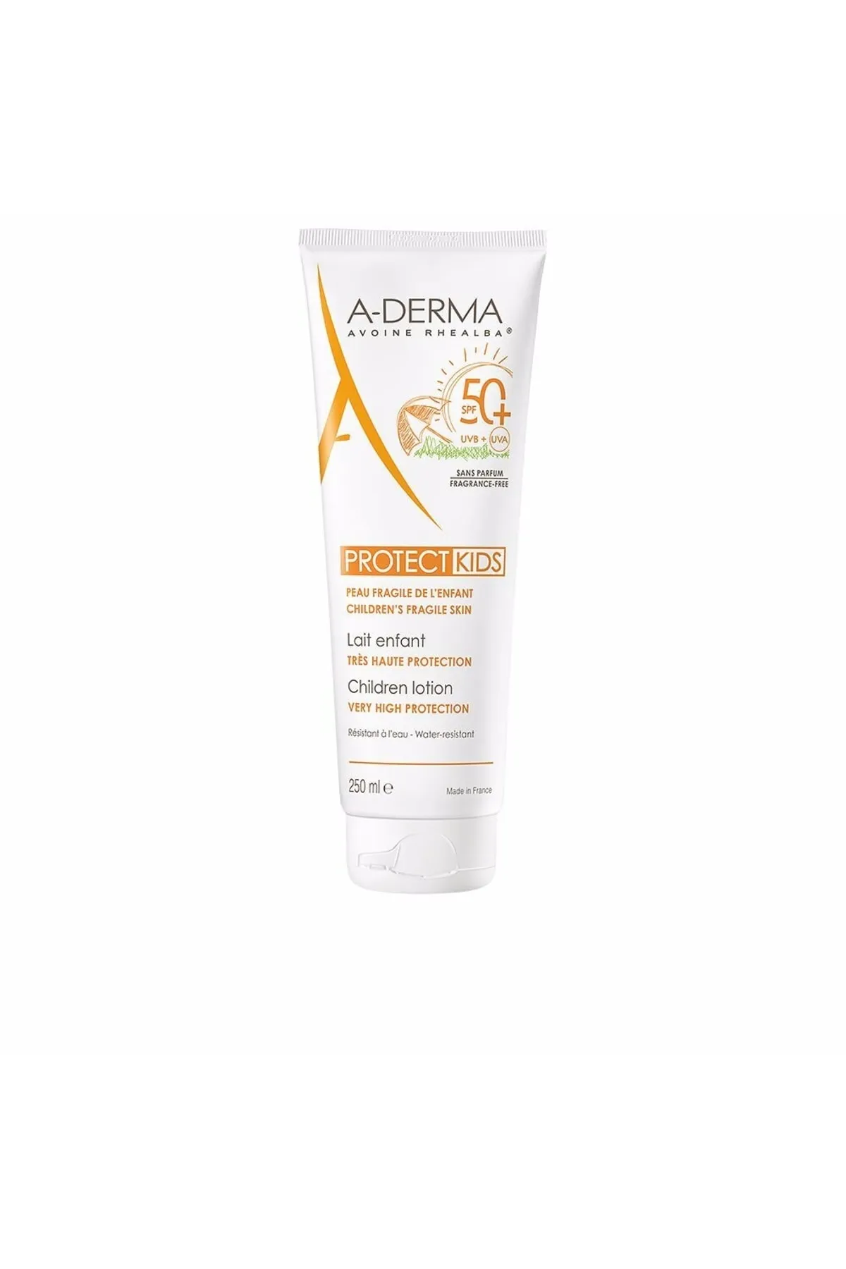 A-DERMA  Schützen Sie Kinder Loción Solar Infantil Spf50+ A-derma 250 ml