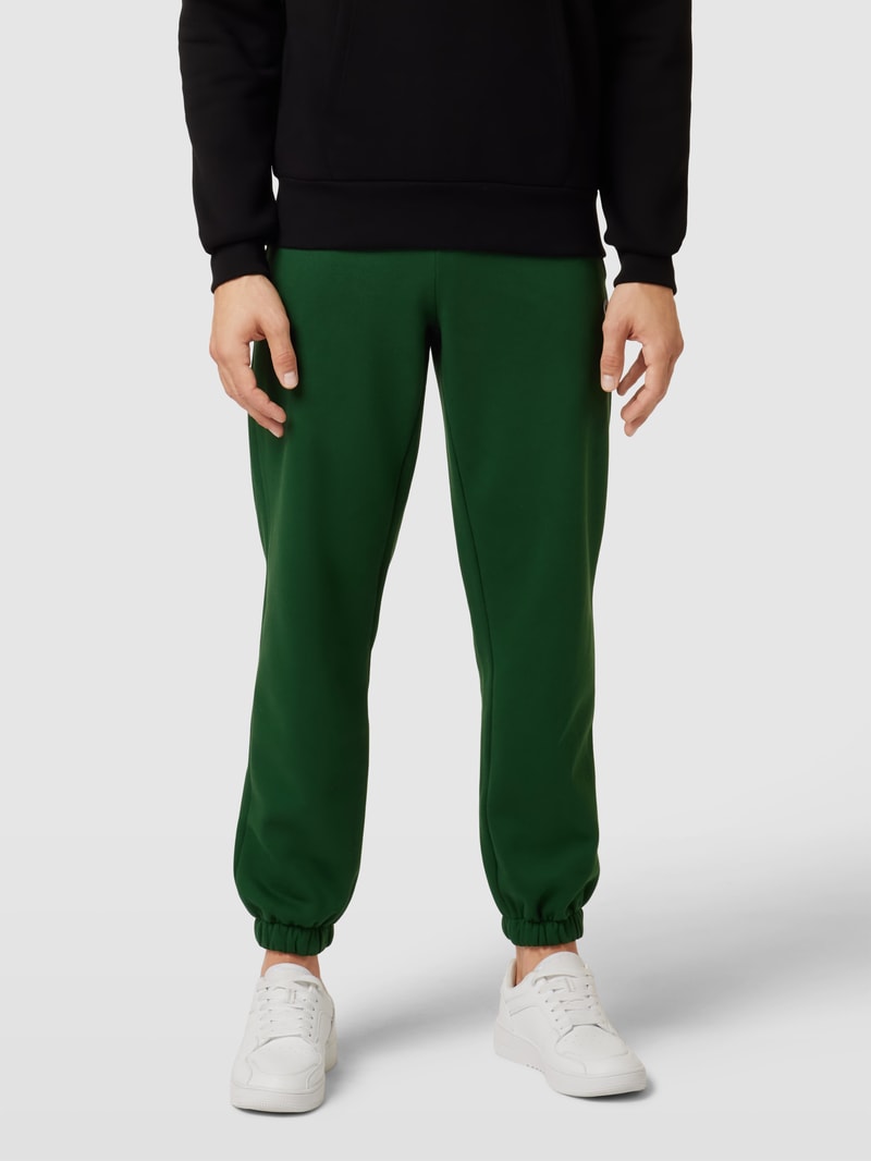 Sweatpants mit Label-Detail in grün