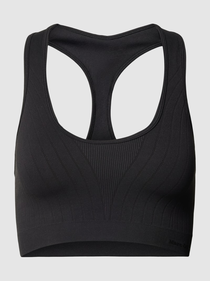 Sport-BH mit Racerback in schwarz
