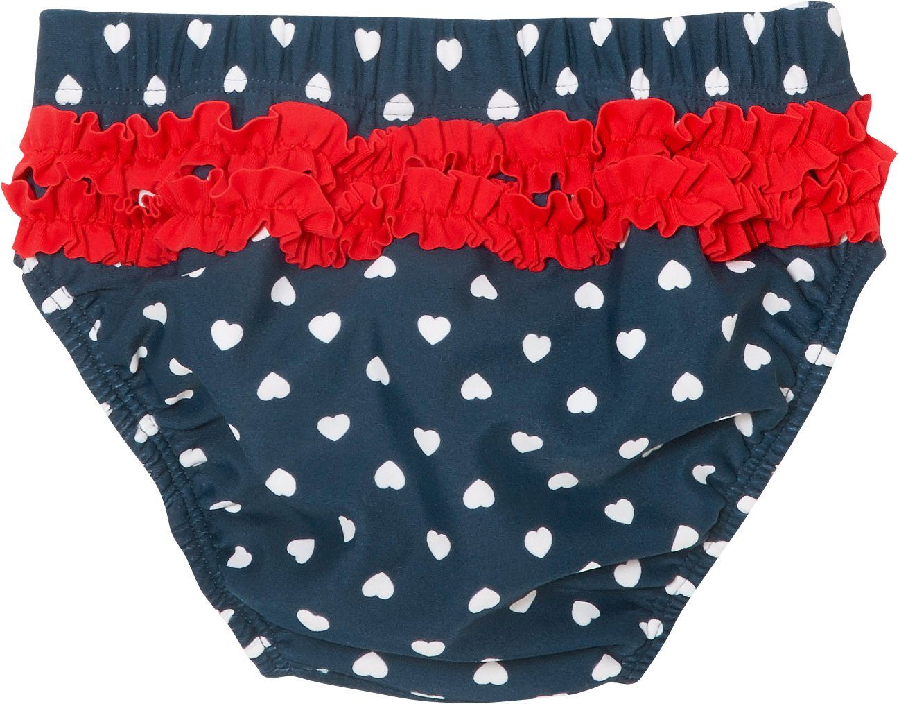 Playshoes Badehose UV-Schutz Windelhose Herzen zum Knöpfen
