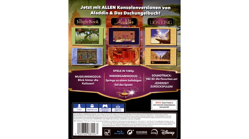 Classic Games Collection - Aladdin, The Lion King, The Jungle Book