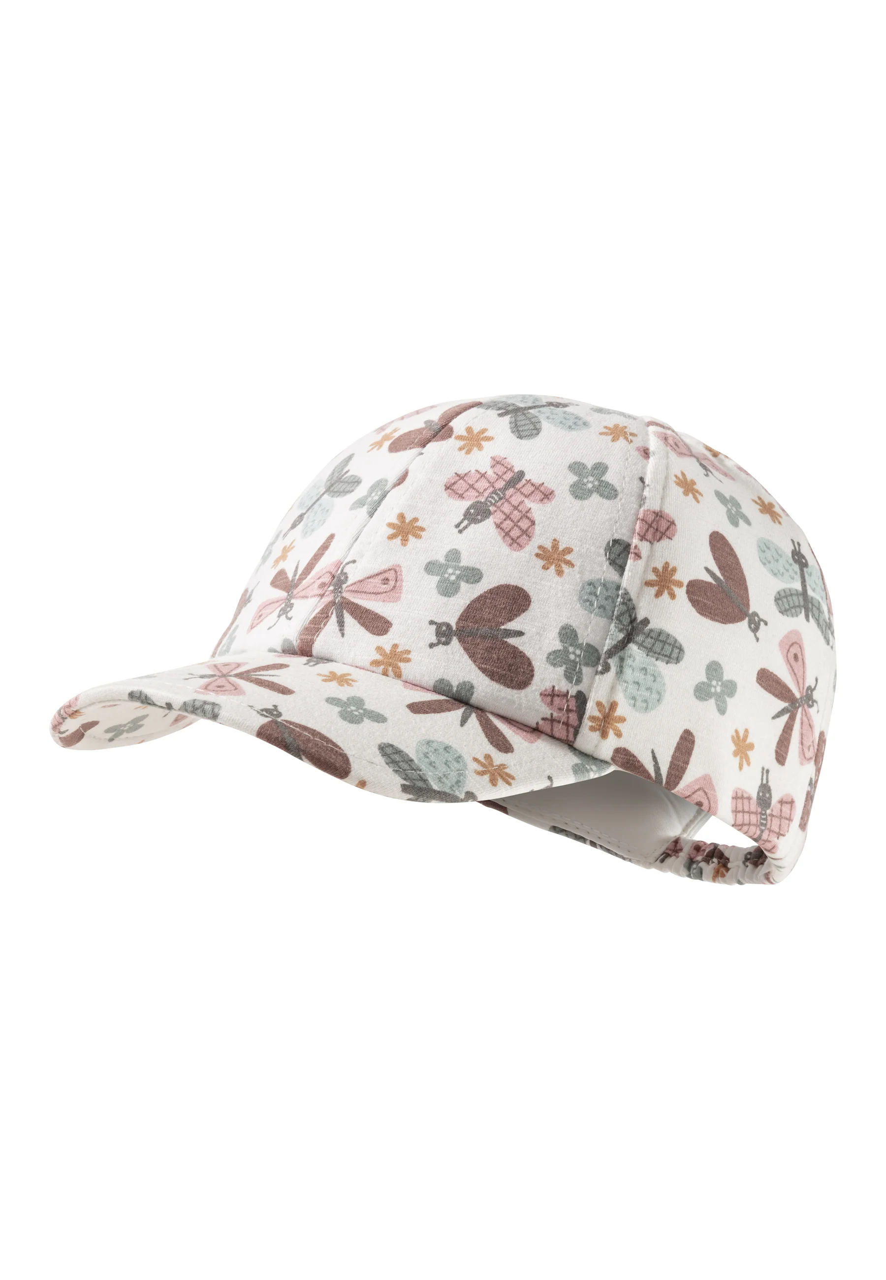 Baseballcap bedruckt mit bunten Schmetterlingen