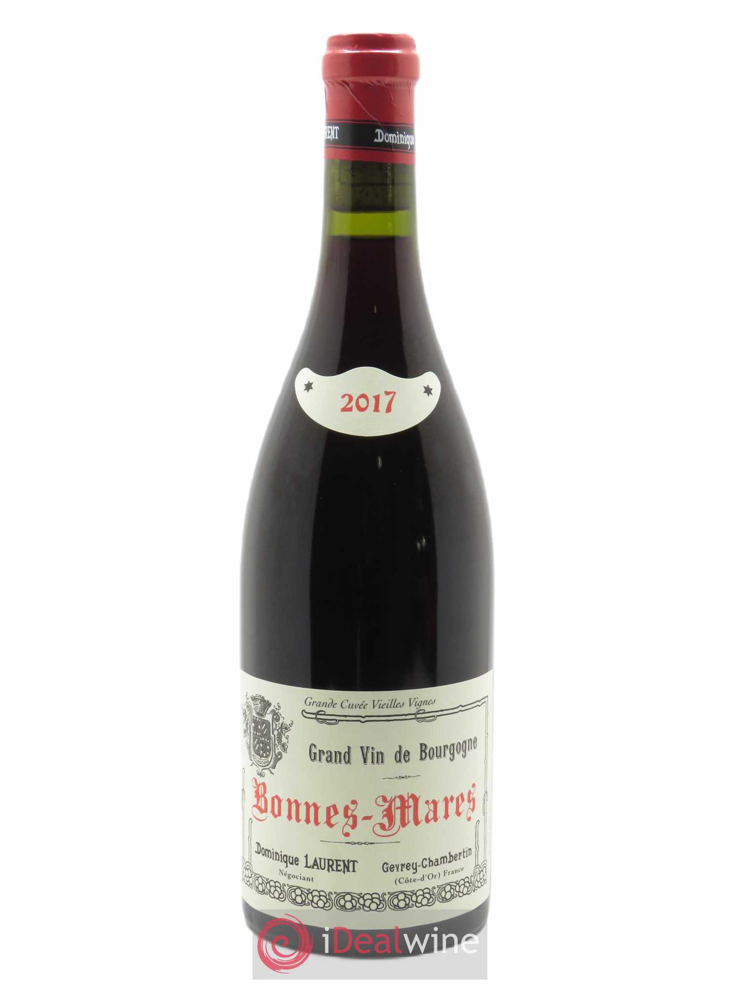 Bonnes-Mares Grand Cru Grande Cuvée Vieilles Vignes Dominique Laurent  2017 - Lot de 1 Bouteille