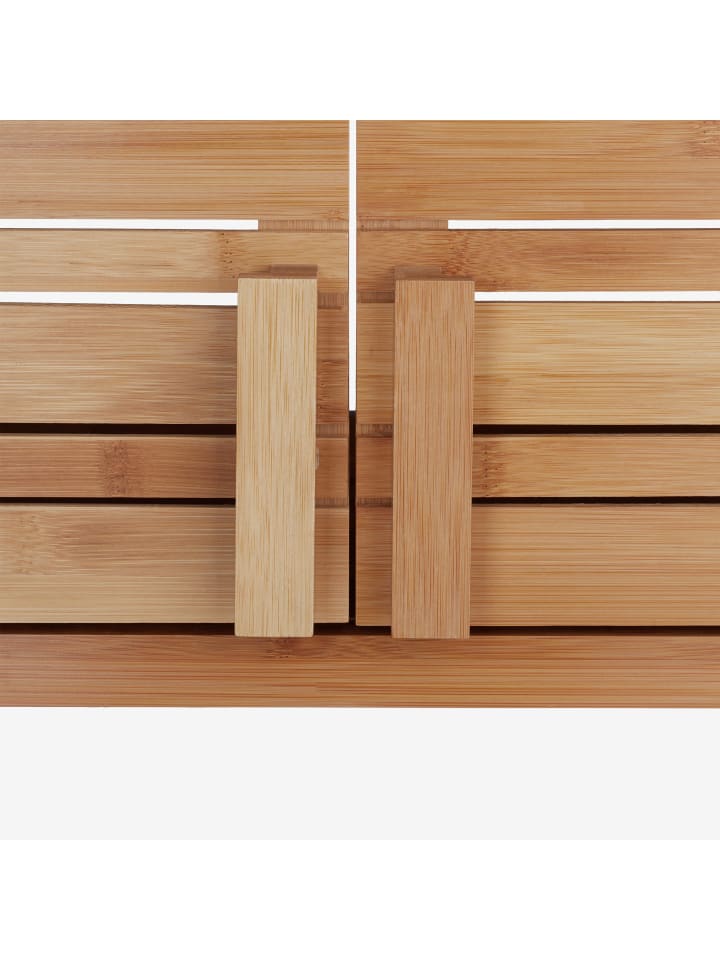 relaxdays Wandschrank in Natur - (B)56 x (H)56,5 x (T)21 cm günstig kaufen onesize