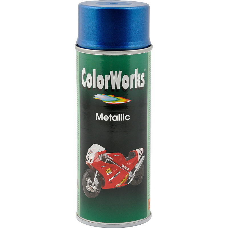 ColorWorks Spraymaling 400ml Metallic blå Colorworks
