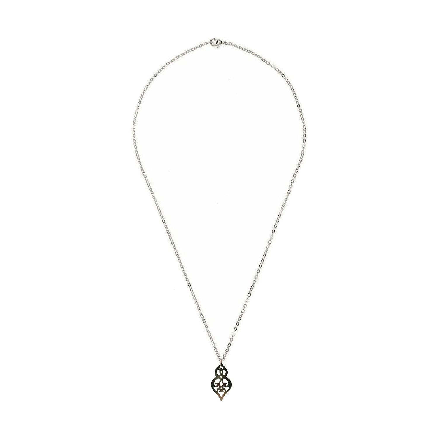 Kette mit Anhänger 'Perlmutt Tropfen'