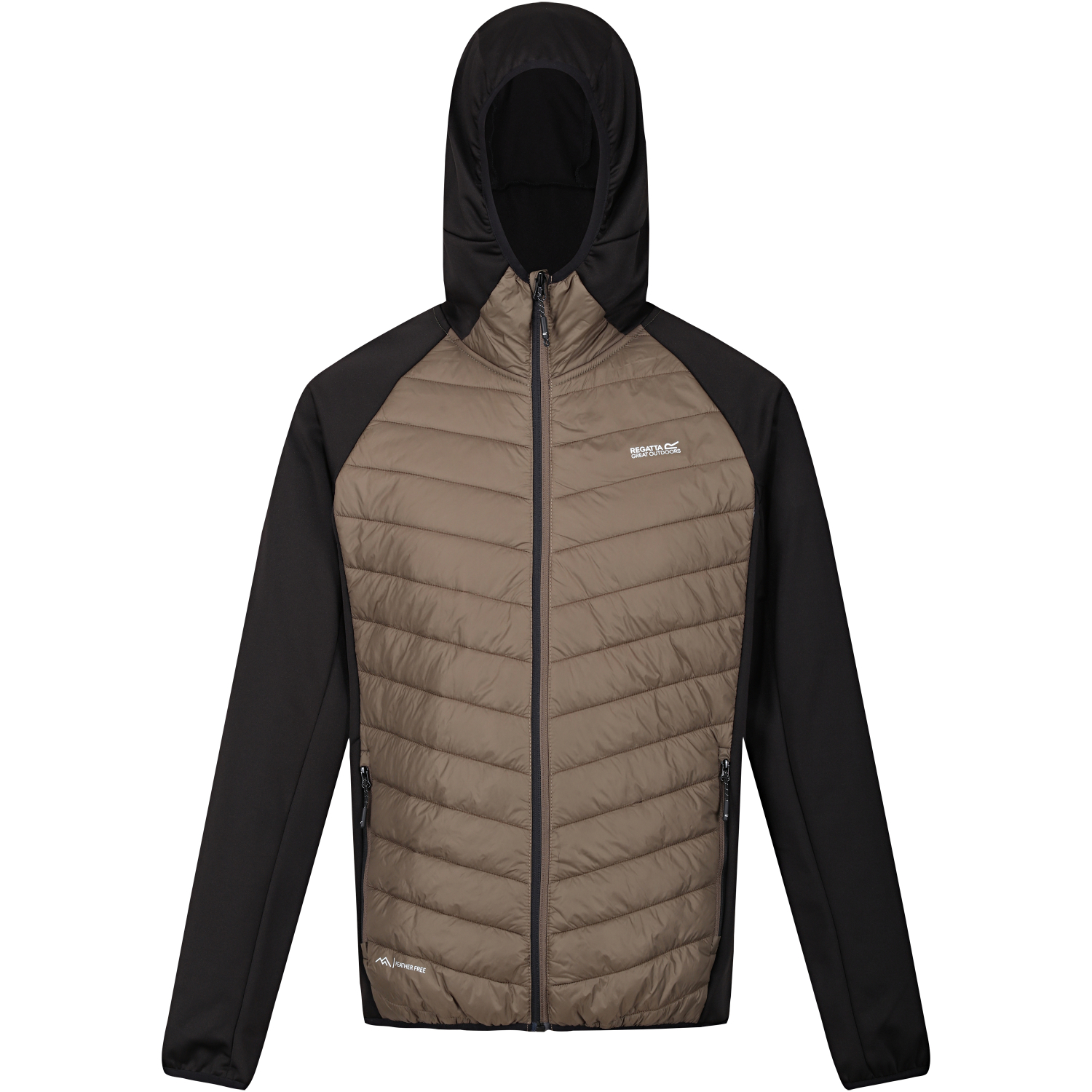Regatta Herren Jacke Andreson VIII Hybrid (schlamm/schwarz)
