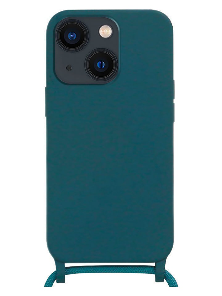 SmartCase Case mit Kordel für iPhone 13/14 in Petrol günstig kaufen onesize