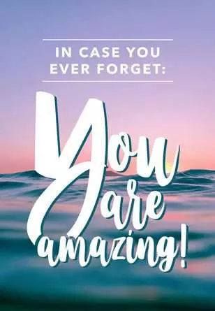 Puzzle 99 Teile - In case you ever forget: You are amazing!