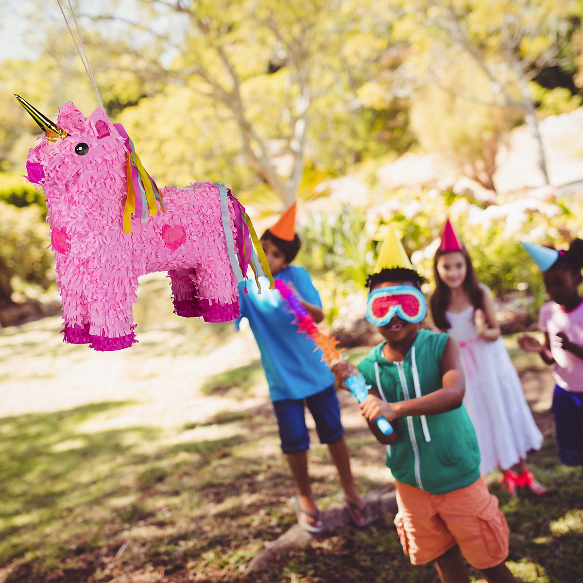 3-teiliges Pinata Set Einhorn
