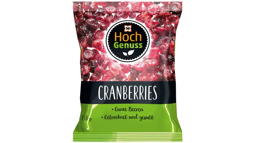 Hochgenuss Cranberries 150 g