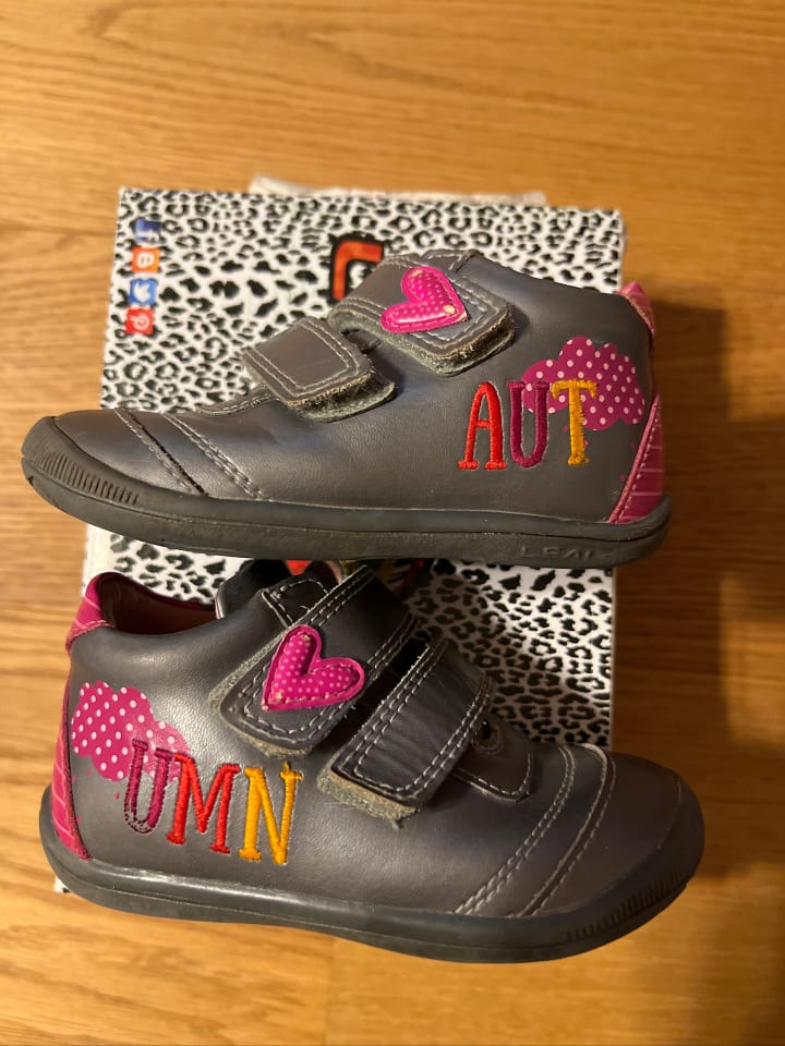 Lea Lelo Leder-Sneakers in Grau günstig kaufen 22