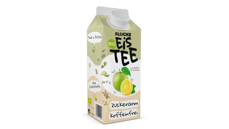 FLOCKE Bio Eistee Apfel/Zitrone 750 ml