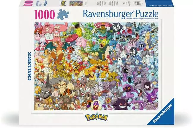 Puzzle 1000 Teile - Challenge Pokémon