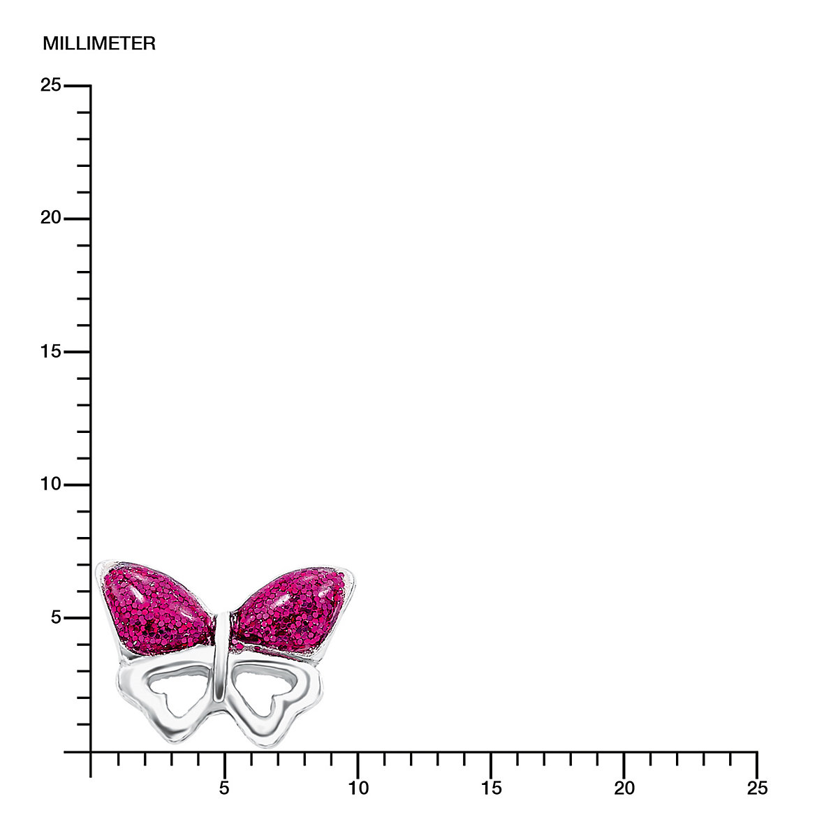 Ohrstecker für Mädchen, 925 Sterling Silber | Schmetterling Ohrstecker für Mädchen