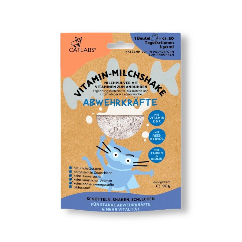 Catlab Katzenmilch & Getränke Catlab Vitamin-Milchshake für Katzen Abwehrkräfte