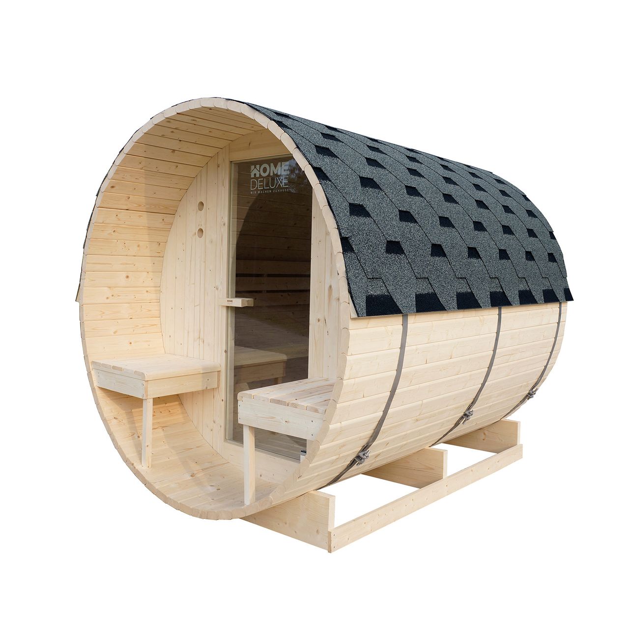 Home Deluxe Outdoor Fasssauna LAHTI DELUXE - L