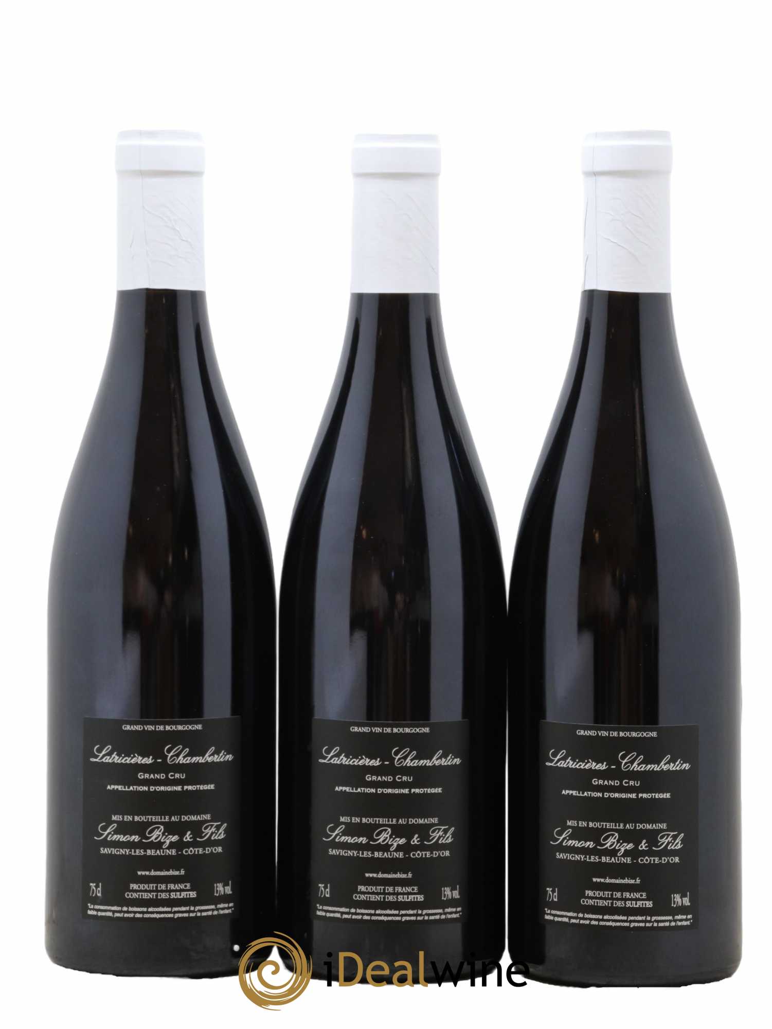 Latricières-Chambertin Grand Cru Simon Bize & Fils  2020 - Lot de 3 Bouteilles
