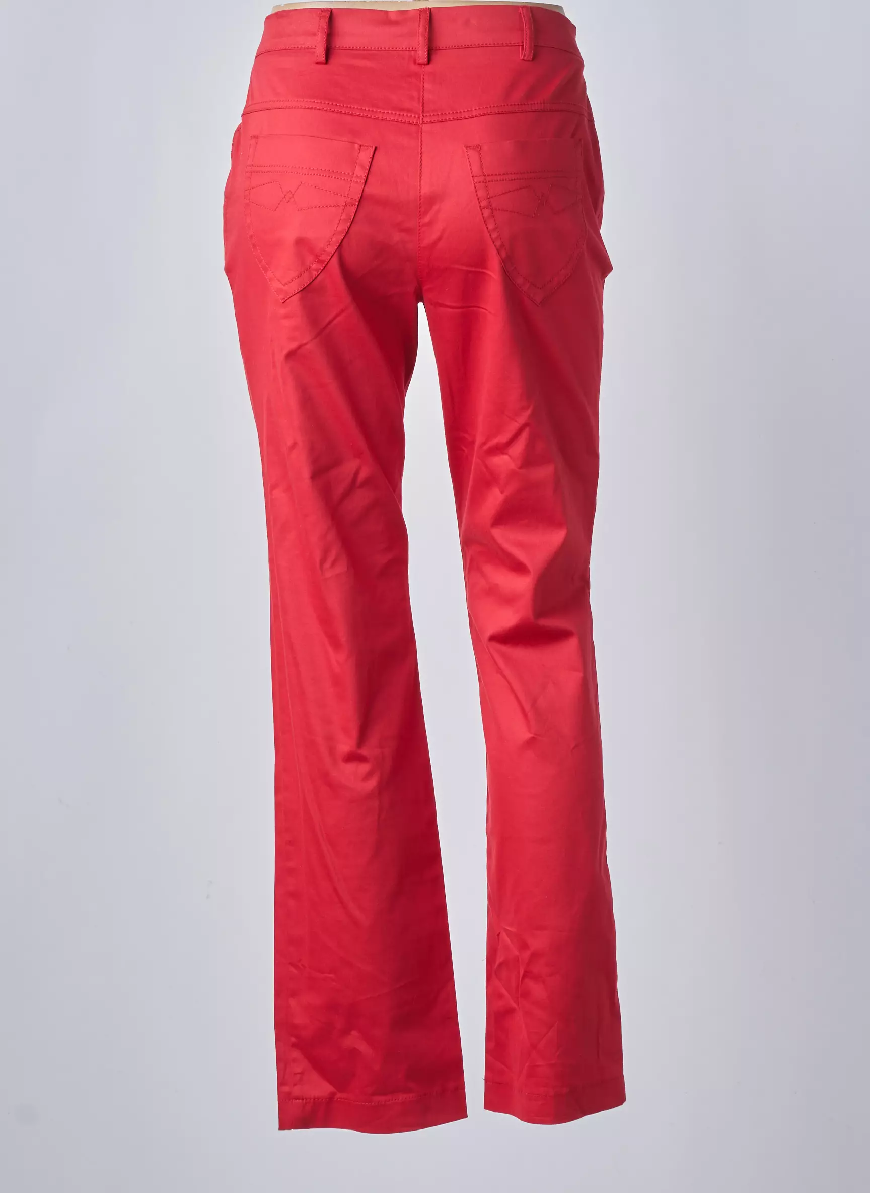 O K S Pantalons Slim Femme couleur rouge