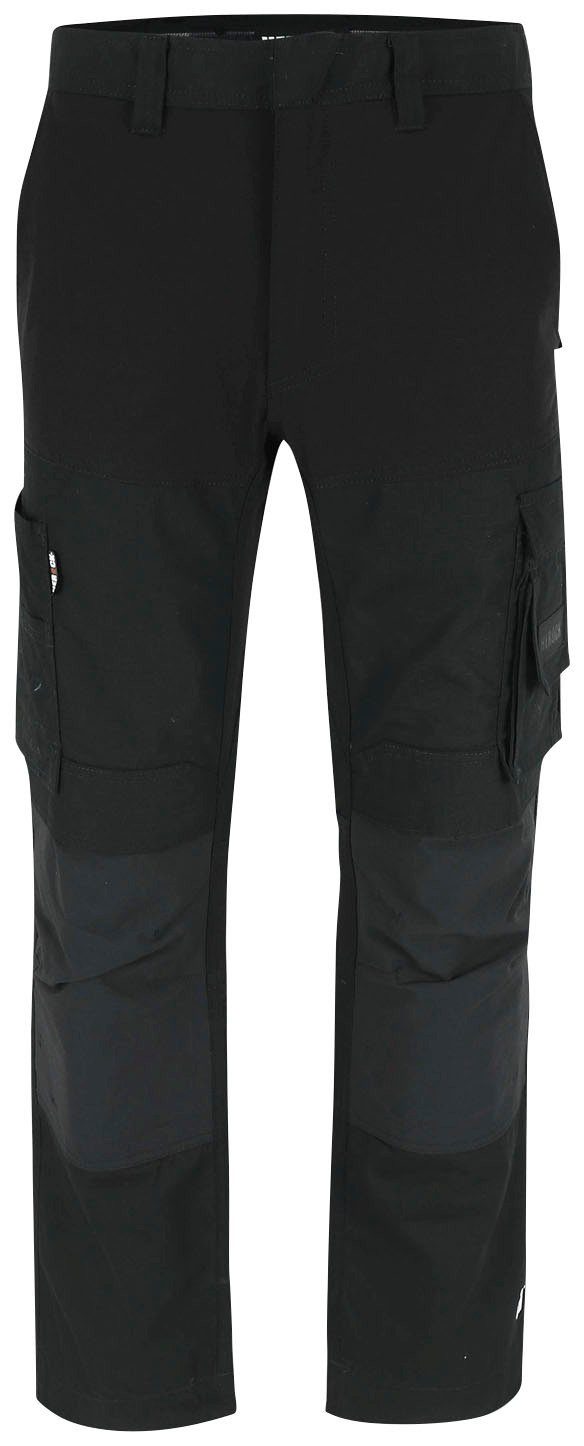 Herock Arbeitshose Hector Hoses Multi-Pocket, 4-Wege-Stretch, verdeckter Knopf, verstärkte Knietaschen