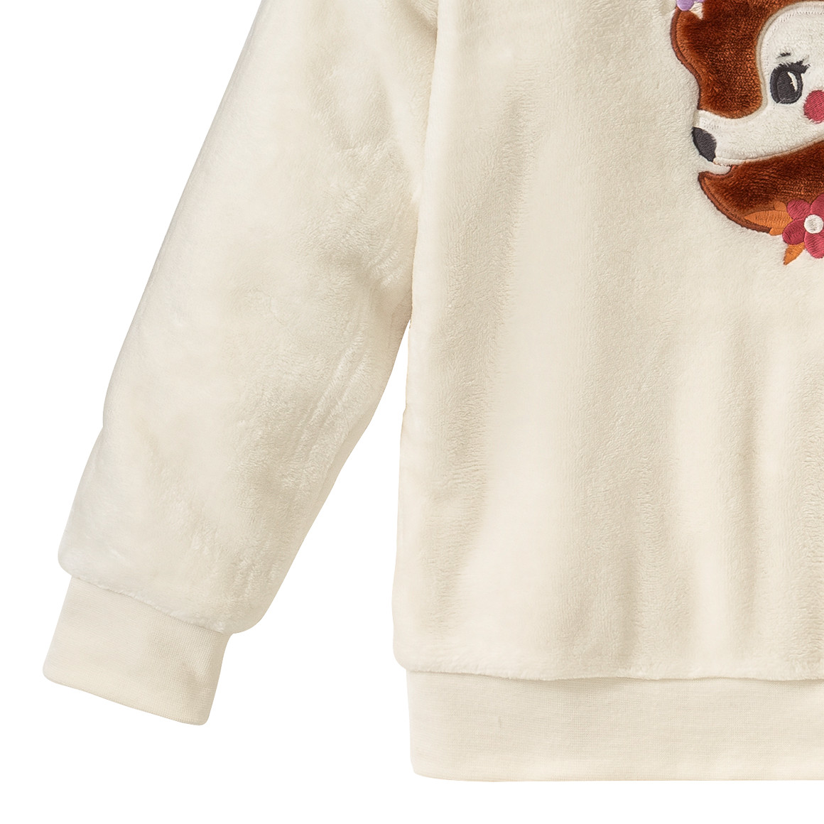 Mädchen Sweatshirt flauschig weich