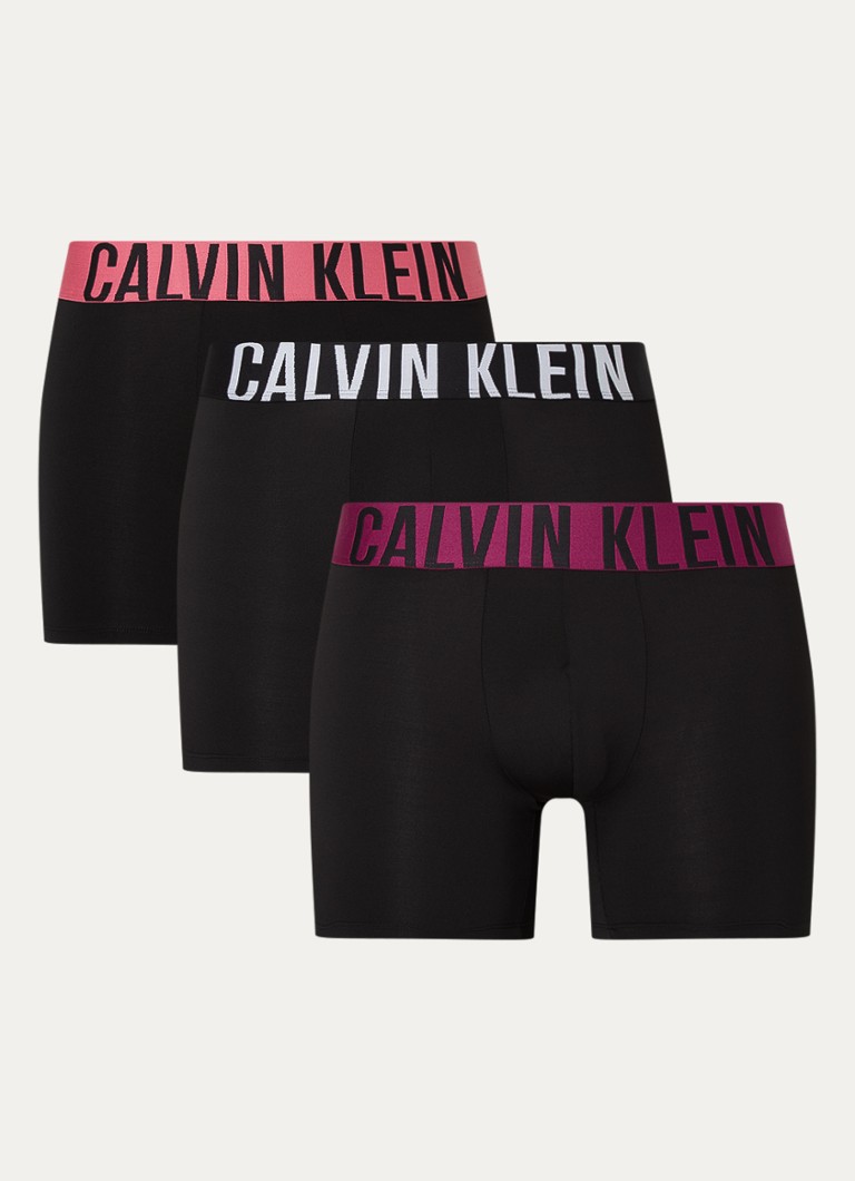 Calvin Klein Intense Power -bokserit logolla vyötäröllä, 3 kpl pakkaus