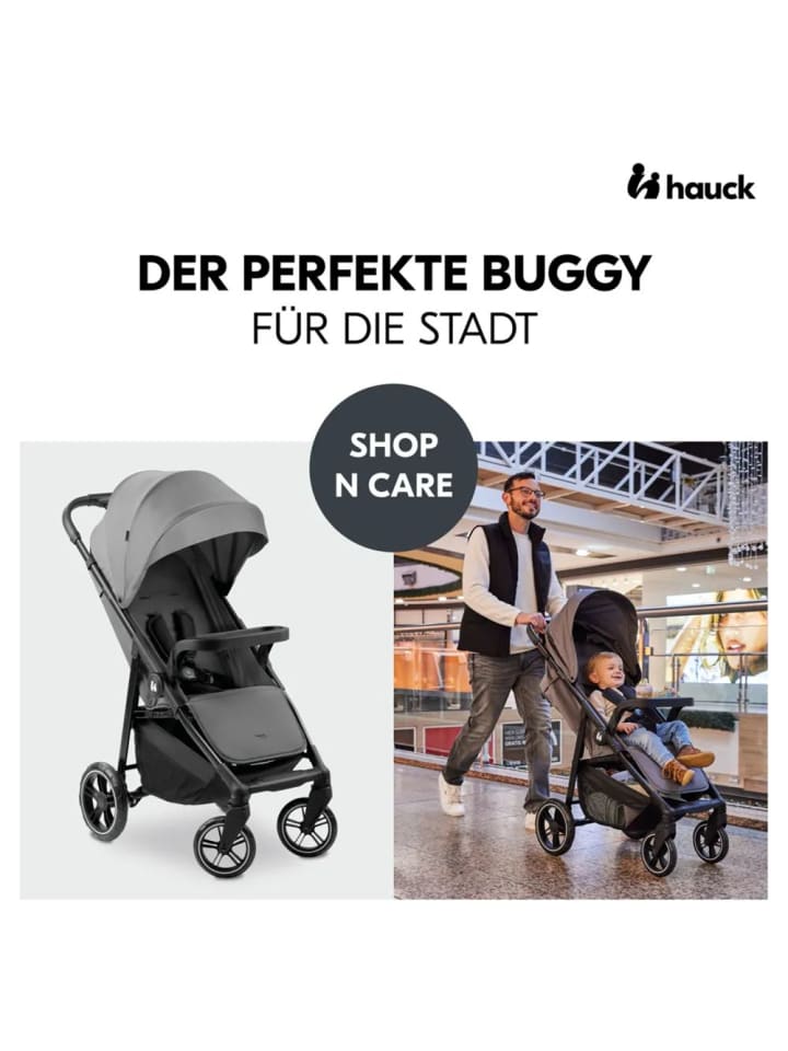 Hauck Buggy Shop N Care inkl. Autositz Pebble Pro in grau,schwarz günstig kaufen onesize