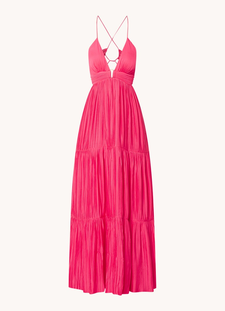 Rochie lungă plisată Wasta de la ba&sh