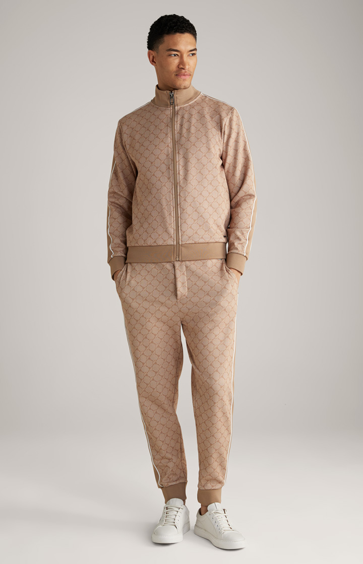 Cornflower-Joggpants Taylan in Beige gemustert