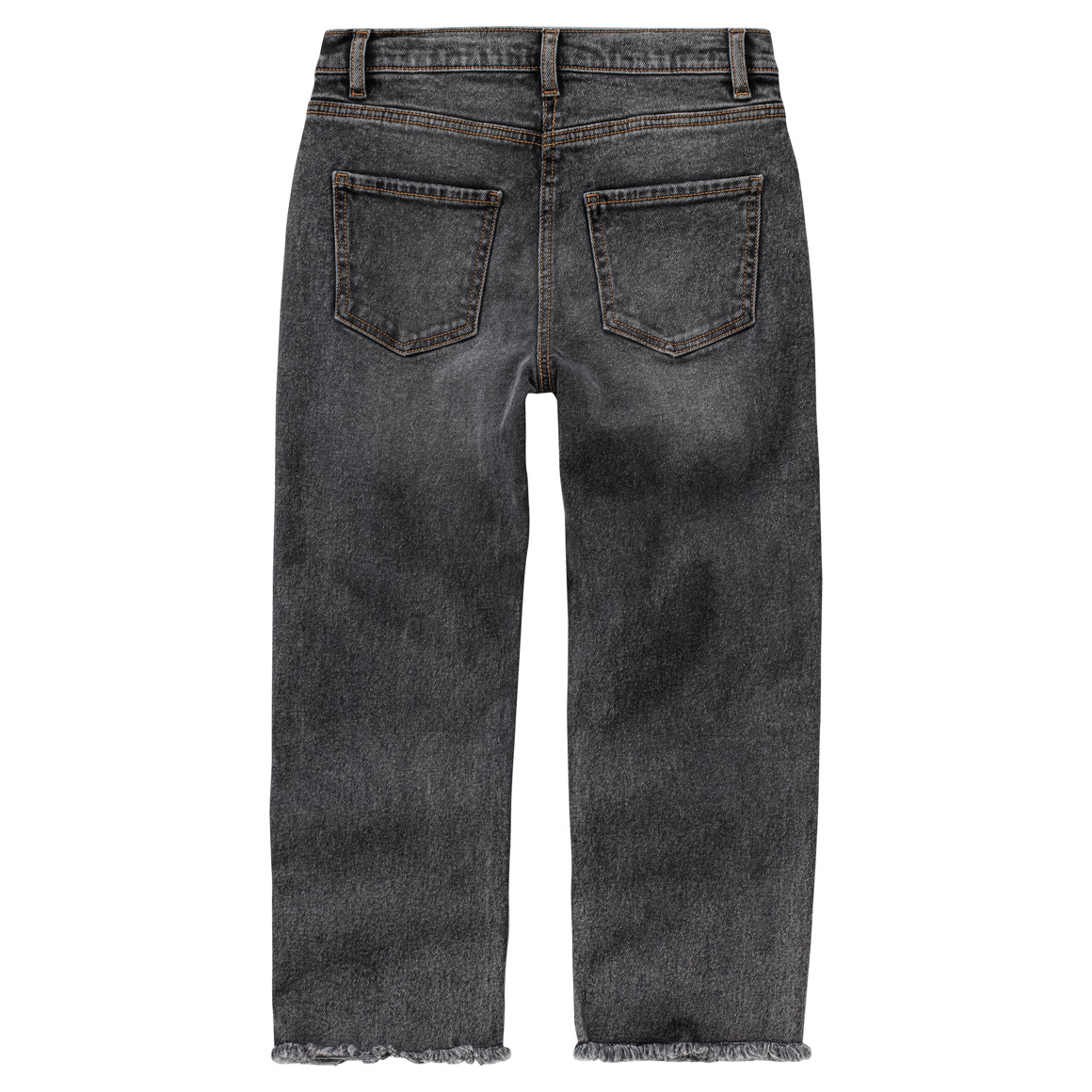 Mädchen Straight-Jeans mit Destroyed-Effekt