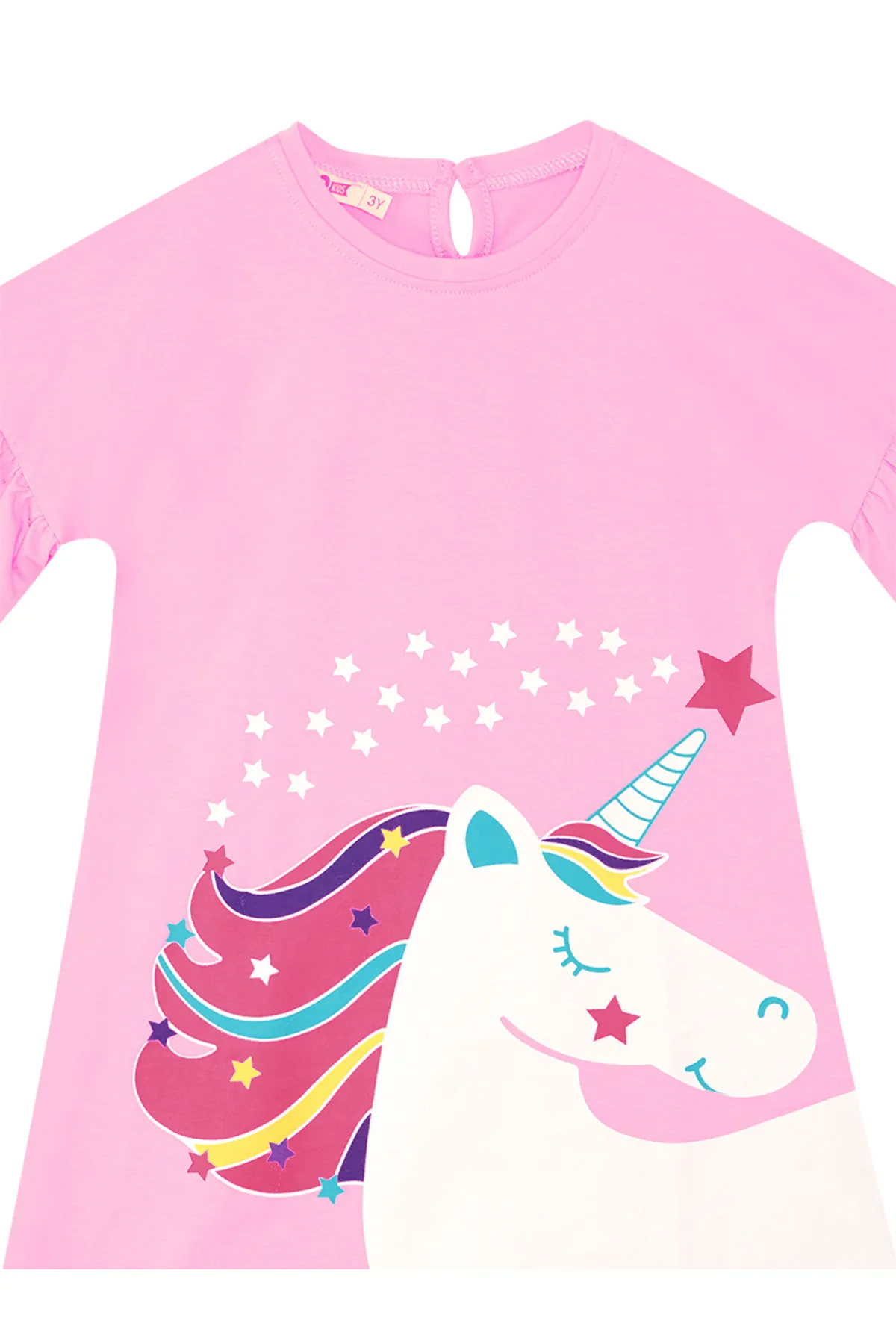 Denokids  Einhorn-Stern-Mädchenkleid