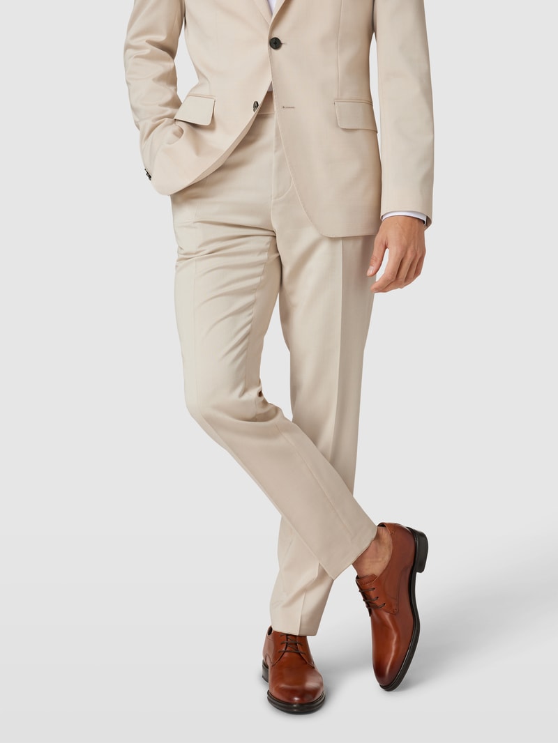 Derby-Schuhe Modell 'Samuel' in cognac