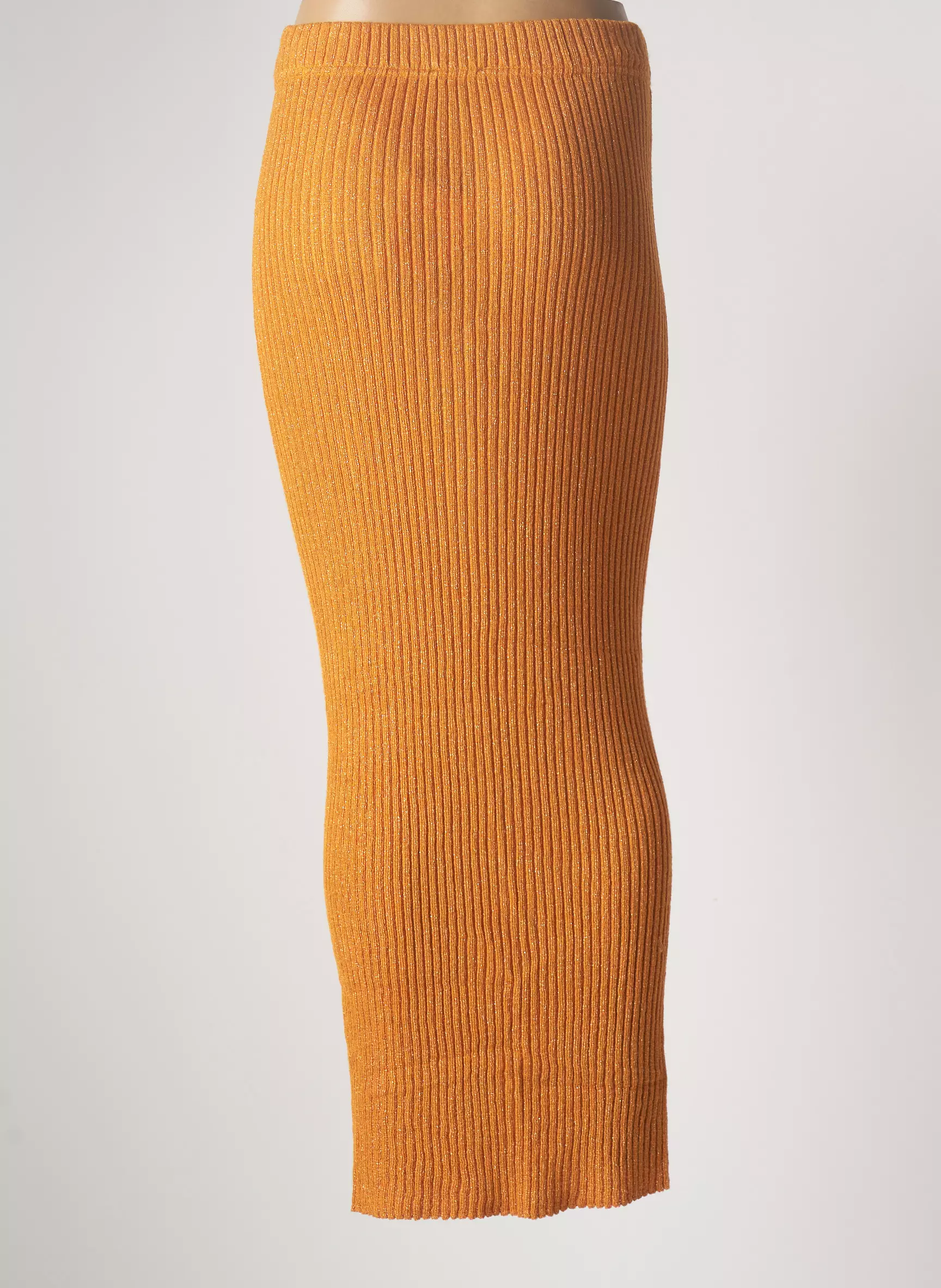 An Ge Jupes Longues Femme couleur orange