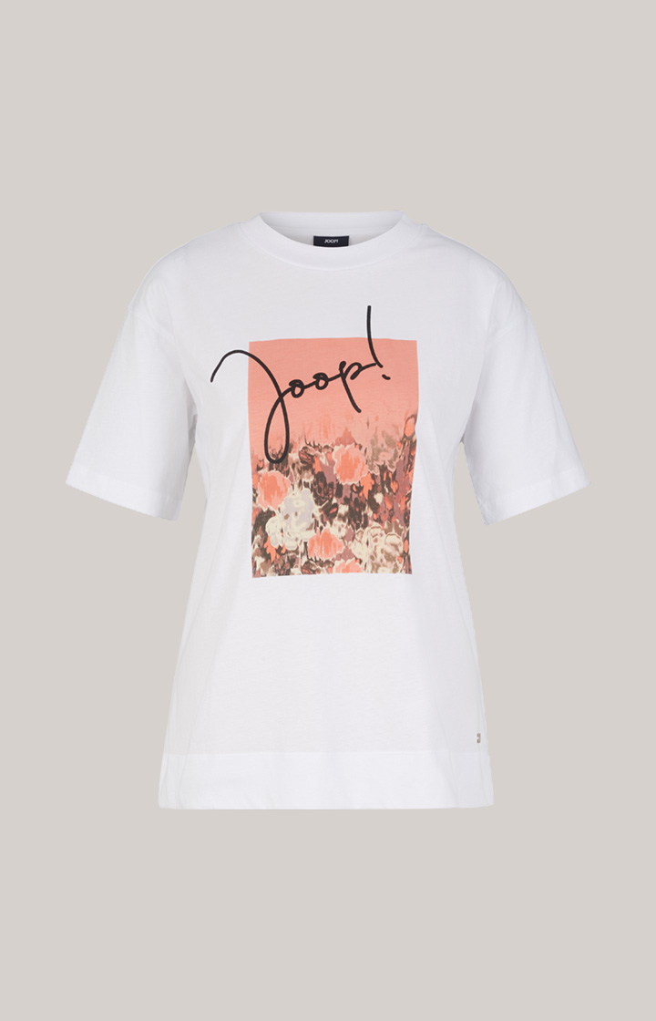 Baumwoll-T-Shirt in Weiß